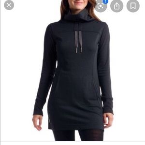 Lole Call Me Black Cowl tunic sweatshirt